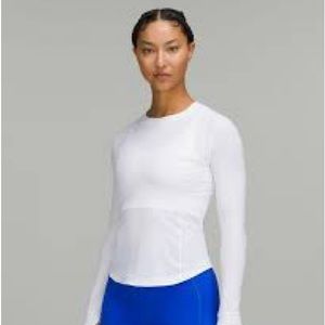 Ventilated Mesh Back Running Long Sleeve Shirt